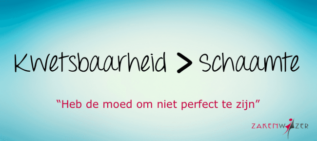 Kwetsbaarheid-schaamte Zakenwijzer