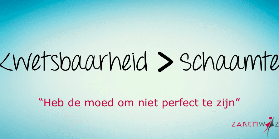 Kwetsbaarheid-schaamte Zakenwijzer