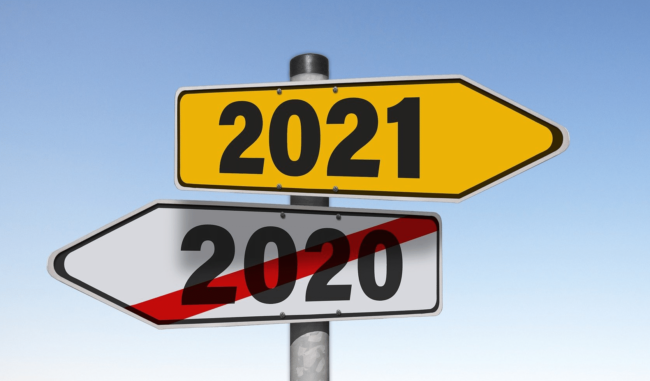 Vooruitblik naar jaartal 2021